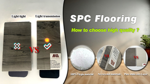 9x60 gạch lớn SPC 4mm 5mm 6mm Kết cấu bằng gỗ đá nhựa cứng nhắc lõi chống cháy bấm vào PVC Vinyl tấm ván sàn trong nhà - Product Image 3