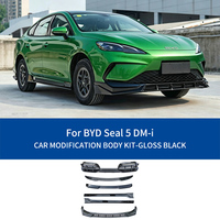 Diffuseur arrière pour BYD Seal 05 DM-i 2024 2025 – Spoiler de pare-chocs avec éclairage LED et kit carrosserie – Tuning et style automobile