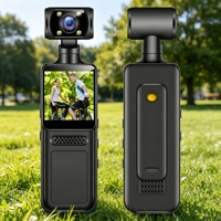 4K Yüksek Çözünürlüklü Aksiyon Kamerası 180 Derece Dönebilen Lens CMOS Spor Sürüş Kaydedici Arka Klipsli Cep Siyah 1.3 inç