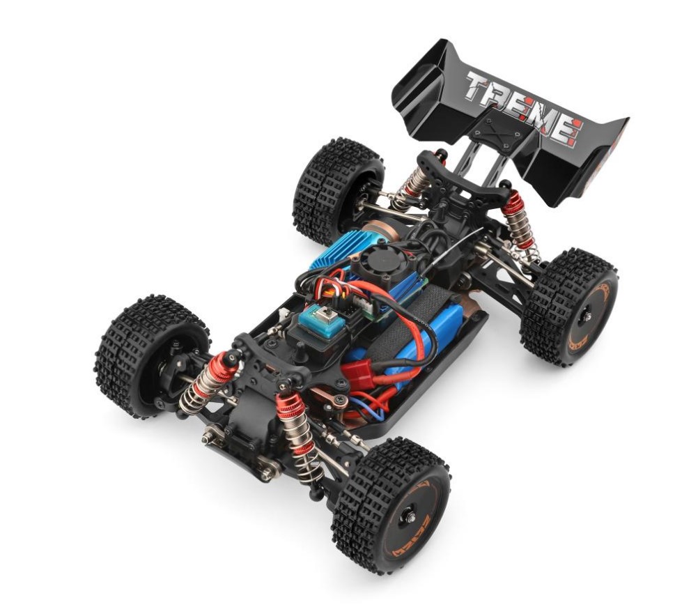 High-Speed 4WD RC Drift Racing Car with 2 Batteries - Wltoys