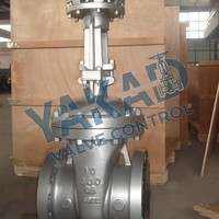 Válvula de Compuerta de Acero Inoxidable de Doble Disco Atornillada Eléctrica para Gas Natural con Vástago Ascendente de PTFE (OS&Y)