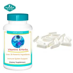 La migliore Formula supporto per il sistema immunitario Multi vitamina Plus oltre 30 erbe potenti ingredienti capsule su misura