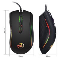 HXSJ K88 35 Tombol Mini Numpad Keyboard Gaming Nirkabel Satu Tangan dan Set Kit Combo Mouse