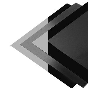Feuille de film PC noire personnalisée de 0,25 mm d'épaisseur, écologique, durable, feuilles de plastique de haute qualité, résistance à l'usure, découpe, bricolage - Product Image 2