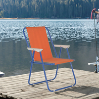 Vente en gros de chaise pliable pour l'extérieur, légère, portable, compacte, pour le camping et la pêche au printemps