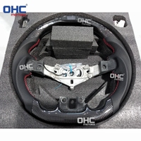 USA Lagerbestand Echtes Carbon-Faser LED-Lenkrad für Dodge Charger Challenger Durango 2011-2014 Voll-Leder-Lenkrad Ohc