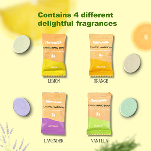 Logo personalizzato eco-friendly schiuma sapone per le mani Tablet Zero rifiuti ricaricabili sapone per lavare le mani GMP certificato per il mercato europeo - Product Image 4