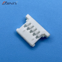JINDA 1.25T-4-5Y 1.25mm 5 pas PCB/FPC Câble FPC en bronze phosphoreux femelle pour connexion fil-circuit imprimé SMD SMT, assemblages de faisceaux de câbles personnalisés