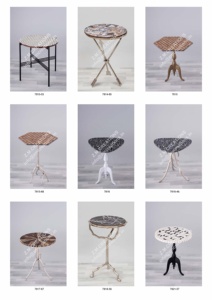 Tavolino decorativo per la casa moderna Design ananas argento e oro pieghevole in metallo <span class=keywords><strong>centrotavola</strong></span> basso MOQ - Product Image 6