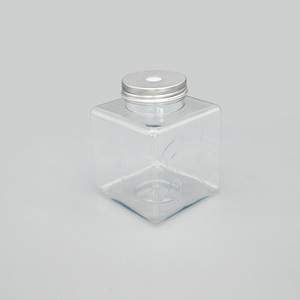 Botella cuadrada de PET para bebidas con tapa de rosca transparente de 500 ml para envasado de bebidas - Product Image 2