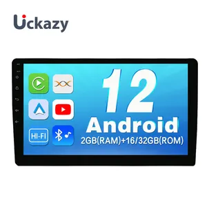 9 inç 2 din çift Din Android 12 araç DVD oynatıcı oynatıcı GPS Bluetooth ile evrensel radyo Stereo ses baş ünitesi carplay Screen4G