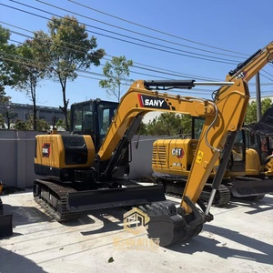 Excavatrice sur chenilles hydraulique SANY SY60C de haute qualité, 6 tonnes, d'<span class=keywords><strong>occasion</strong></span>, pour travaux de terrassement, petite excavatrice, excavatrice d'<span class=keywords><strong>occasion</strong></span> SANY SY75C SY95C - Product Image 1