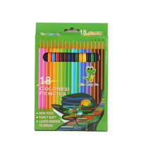 Ensemble de crayons de couleur bon marché pour enfants, dessin artistique, papeterie scolaire personnalisée avec logo, 6, 12, 18, 24, 36 couleurs