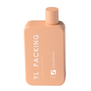 HDPE New 450ml Purple Blue Orange <strong>Milk</strong> Tea Shampoo <strong>Bottles</strong> for Skin Care Serum Lotion Nail Polish Oil - Product Image 6
