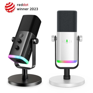 ไมโครโฟน <span class=keywords><strong>Fifine</strong></span> <span class=keywords><strong>AM8</strong></span> USB สำหรับพอดแคสต์ ไมโครโฟนไดนามิกแบบมืออาชีพสำหรับสตูดิโอ ไมโครโฟนแบบมีสายสำหรับเล่นเกม - Product Image 1