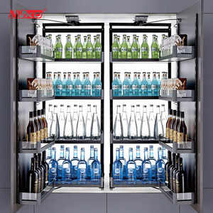 طويل القامة مطبخ مجلس الوزراء مخزن سلة درج التخزين المنظم الانسحاب الربط انزلاق سلة - Product Image 4