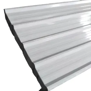 Dx51d/Corrugated 2d/3d 3d 18 20 22 ölçer galvanizli renk kaplı çelik çatı oluklu levha