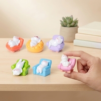 Figurine de fruits en résine, visages de fruits Kawaii, pour café, vitrine de magasin, cuisine, jouet éducatif, jeu sensoriel de tri et de comptage, éducation des enfants