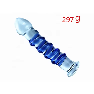 Heißer Verkauf Kristall Boro silikat Glas Sexspielzeug weibliche <span class=keywords><strong>Penis</strong></span> Stimulation G-Punkt Massage gerät hitze beständige Glas dildo Homosexuell Spielzeug - Product Image 5