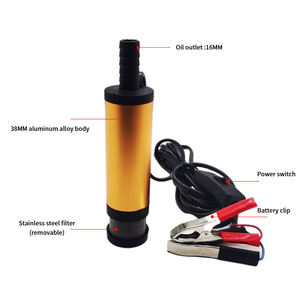 <span class=keywords><strong>12V</strong></span> 24V DC Электрический погружной насос для перекачки дизельного масла воды, 38 мм насос для перекачки топлива, масляный всасывающий насос для перекачки топлива - Product Image 3