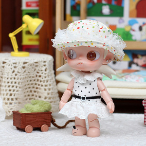Gazi Jie 20cm Doll Dress Lace A-Line Sleeveless <b>Princess</b> Outfit For 1/8 Scale Posable Dolls Girls Fashion <b>Clothes</b> - Product Image 1