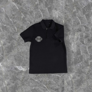 Camisa Formal Vintage de Verano para Hombre, Manga Corta, 100% Algodón, Transpirable, con Letras Bordadas - Product Image 1