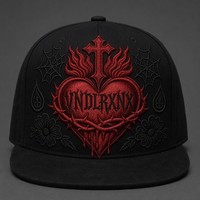 Casquette Snapback à visière plate, brodée, 5 panneaux, style Trucker, avec face avant en mousse et filet, style West Coast Gothic Chicano Urban Streetwear, en gros