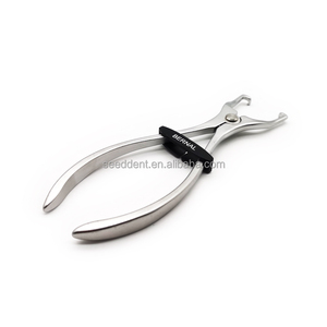 Forceps de placement d'anneaux dentaires Premier pour le placement de ligatures, instrument <span class=keywords><strong>BERNAL</strong></span>, forceps en acier inoxydable - Product Image 2