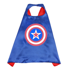 CM210 Wholesale Kids Anime Cape Cloak Satin Movie Hero Princess <strong>Spider</strong> Flash Printed Cape for Children Boy <strong>Girls</strong> Party <strong>Costume</strong> - Product Image 2