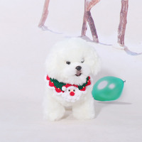 Écharpe en laine tricotée à la main pour chat, accessoire de noël, vente en gros, offre spéciale,