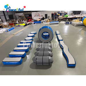 Nouvelle arrivée Trampoline gonflable en PVC Park Air Track Block <span class=keywords><strong>Ninja</strong></span> Équipement <span class=keywords><strong>de</strong></span> parcours pour <span class=keywords><strong>jeu</strong></span> d'obstacles - Product Image 1