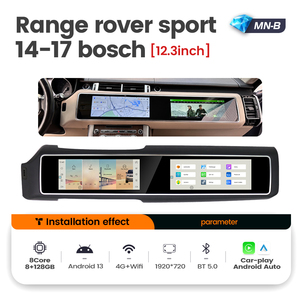 Navifly mnb Màn hình kép 1920*720 phụ kiện xe hơi chơi <span class=keywords><strong>Android</strong></span> đa Phương Tiện BT WIFI cho phạm vi Rover thể thao 2014 2015 2016 2017 - Product Image 2