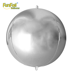 Оптовые воздушные шары Funfoil 4D Globo 10 дюймов, высококачественные, сертифицированные CE ASTM-936, нейлоновые, наполненные гелием, для дней рождения, юбилеев и свадеб - Product Image 6
