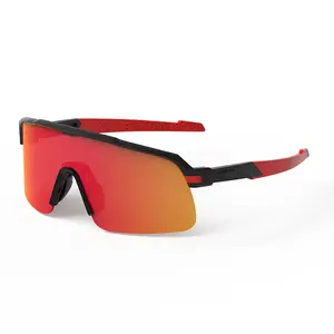 Gafas de sol deportivas de Marco grande para ciclismo, Unisex, a prueba de viento, personalizadas, para playa, pits y viper