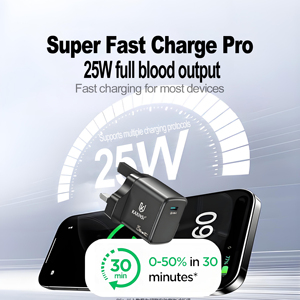 <span class=keywords><strong>Chargeur</strong></span> UK Plug 25W USB-Type-C <span class=keywords><strong>Chargeur</strong></span> rapide pour Iphone Support de téléphone portable <span class=keywords><strong>Super</strong></span> <span class=keywords><strong>Vooc</strong></span> Charge pour <span class=keywords><strong>Oppo</strong></span> & Vivo KAXINSI KC-348 - Product Image 6