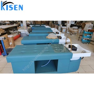 Kisen Luxury Modern Shampoo <b>Bed</b> Hair Salon Washing Chair Shampoo Unit Chair Fast Delivery - Product Image 6