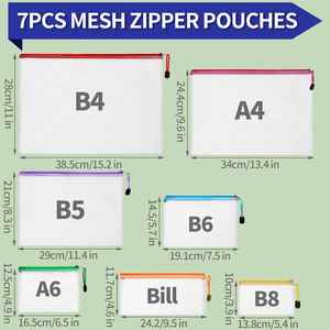 กระเป๋าใส่เอกสาร PVC อเนกประสงค์ ซิปปิด ตาข่ายใส  กระเป๋าใส่เอกสารแบบพกพา  กระเป๋าจัดระเบียบแบรนด์ดัง  กระเป๋าโปรโมชั่น - Product Image 2