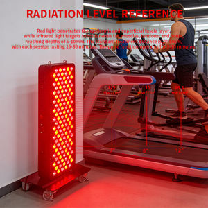 Painel de Terapia com Luz Vermelha LED Infravermelha REDSKY com Chips Duplos 630nm 660nm 810nm 850nm e Base, Plugue Americano - Product Image 3
