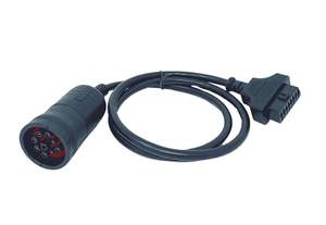 Cable de Conectores Automotrices de 3 Pies, Tipo 2, Negro, J1939 de 9 Pines Hembra a OBD2 Hembra, China - Product Image 2