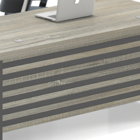 Mobilier de bureau en gros E1 MFC Table d'ordinateur en bois mélaminé Bureau d'ordinateur portable pour le bureau