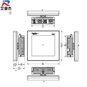 หน้าจอสัมผัส HMI สี QVGA TFT ขนาด 5.7 นิ้ว รุ่นใหม่ HMISTU855 ของแท้ 65536 สี Harmony STU หน้าจอสัมผัส 320 x 240 พิกเซล - Product Image 2