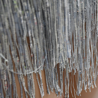 Rok Bodysuit Berhiaskan Mutiara Kristal Rhinestone untuk Wanita - Pakaian Panggung Mewah dengan Rumbai