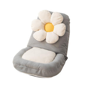 โซฟาพับได้ขนาดเล็ก รุ่นคูจู สีเทา ชมพู เหลือง เบจ บุด้วยโฟม พร้อมพนักพิงหลัง สำหรับห้องนั่งเล่น ห้องนอน ระเบียง - Product Image 4