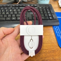 Câble USB-C tressé auto-enroulable 60W PD à charge rapide et synchronisation des données, Type C vers Type C, avec sangle de rangement et emballage