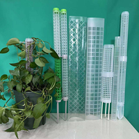 Piquets de soutien pour plantes d'intérieur, bâtons de croissance pour plantes grimpantes, poteaux en plastique pour plantes, fournitures de jardinage