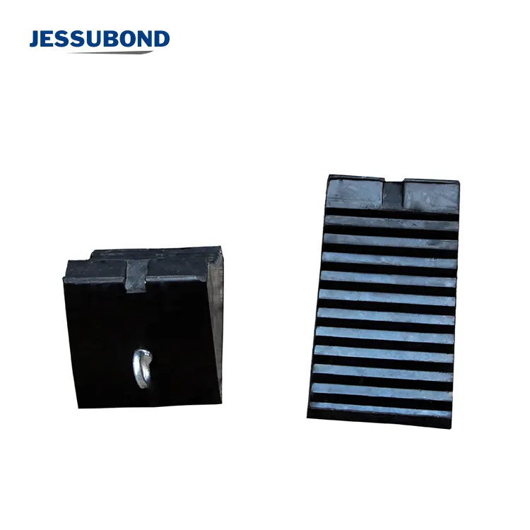 Jessubond Wheel Chock Stop/Gummi Chock/Rubber Wheel Chock