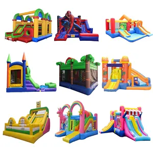 Commercial Air Jump Jumper Inflatable Water Slide Combo Adult Grade Bouncer Bouncy Castle Bounce House Jump With Blower Price