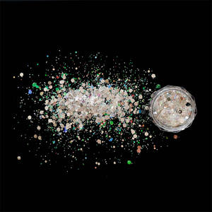 低最小起订量变色龙闪光混合尺寸变色亮片粉末定制包装 - Product Image 3