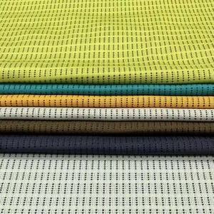 Tessuto <span class=keywords><strong>Jacquard</strong></span> in Rete Traspirante Leggero ed Elastico 140Gsm Personalizzato Colorato per Magliette Sportive Estive da Corsa - Product Image 5