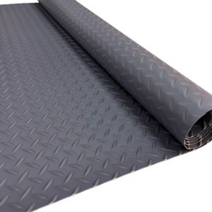 Échantillon gratuit Tapis de sol en TPO personnalisé 1-5 mm 100% imperméable résistant à l'usure en rouleau pour véhicules remorques de fret et centres commerciaux - Product Image 1